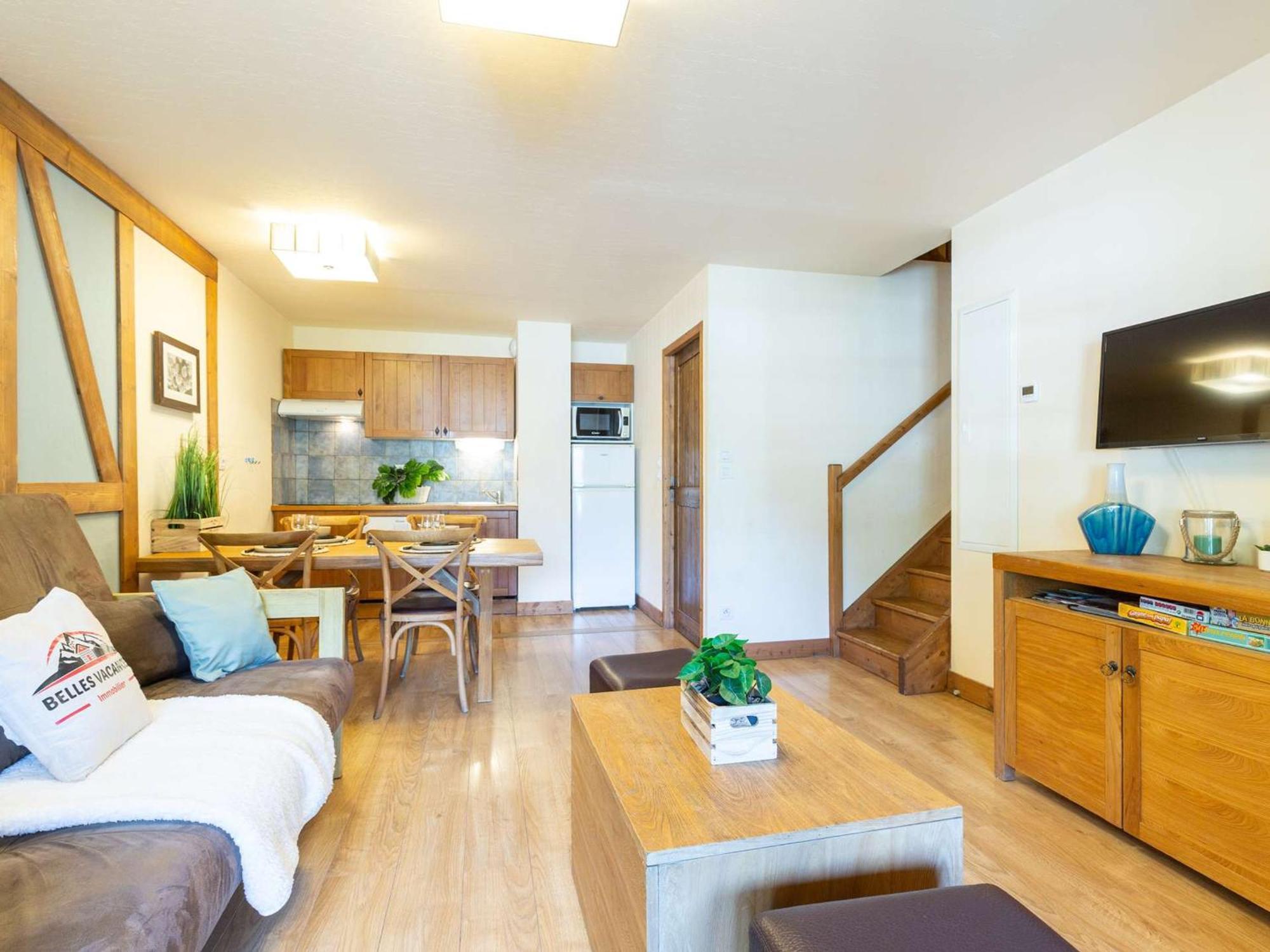 Appartement De 70 M² Au Centre-Ville Avec Piscine, Hammam, Sauna Et Balcon Bien Expose - Fr-1-296-392 Saint-Lary-Soulan Ngoại thất bức ảnh